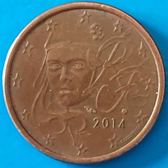 5 Cêntimos de 2014 de França, Mariana