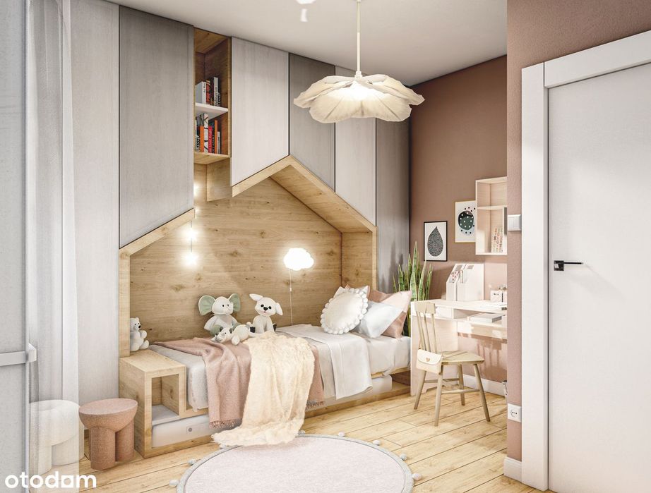 3-pokojowe mieszkanie 49m2 + ogródek