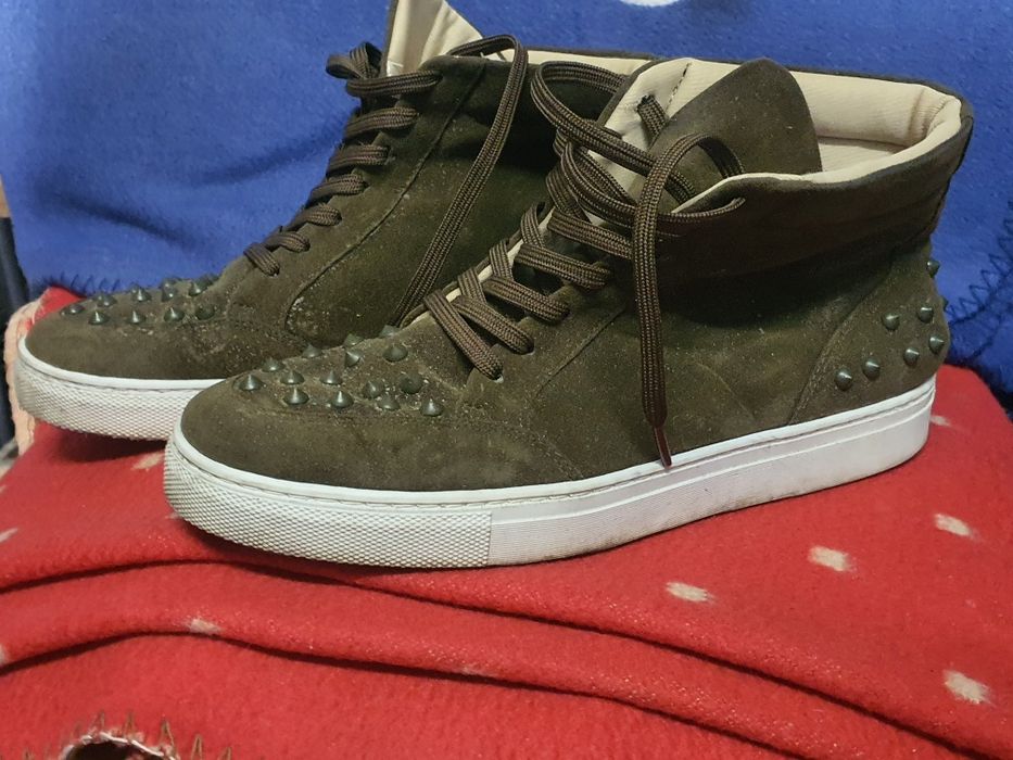 Trampki za kostkę khaki