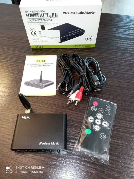 Аудіо Приймач-Передавач BT-RX-TX-USB-1000мАг