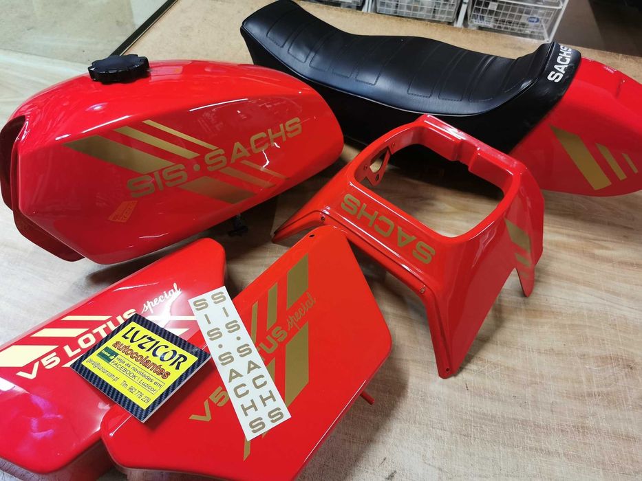 Autocolantes sachs lotus sachs fuego sachs v5 racing