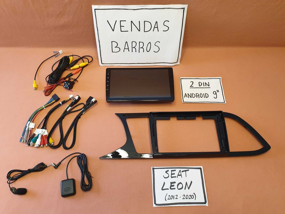 (NOVO) Rádio 2DIN 9" SEAT Leon 5F (De 2012 a 2020) • Android [4+64GB]