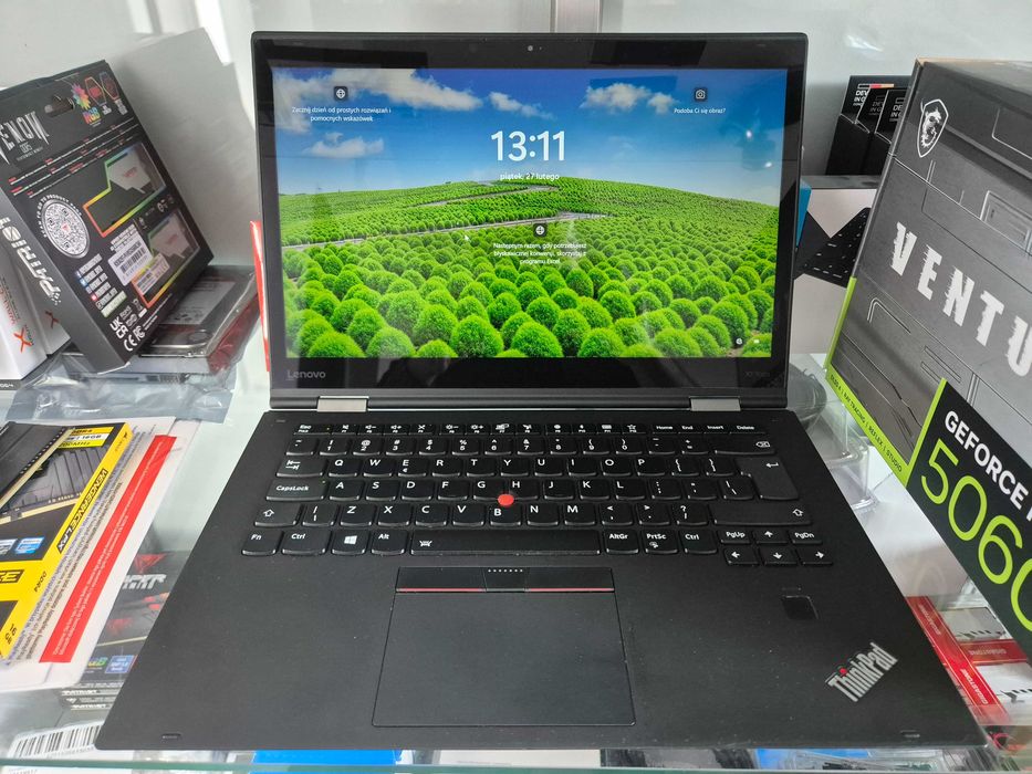 FV23% Laptop/Tablet komputer 2w1 Lenovo ThinkPad X1 Yoga Intel Core i7-7600U 16GB RAM + 256GB SSD