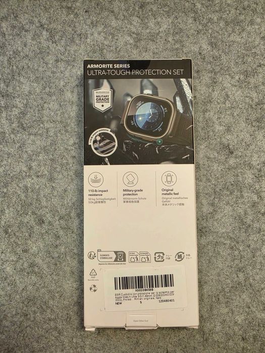 Capa ESR Apple Watch Ultra 1/2/3 (49mm) + 2 Películas Armorite – NOVO