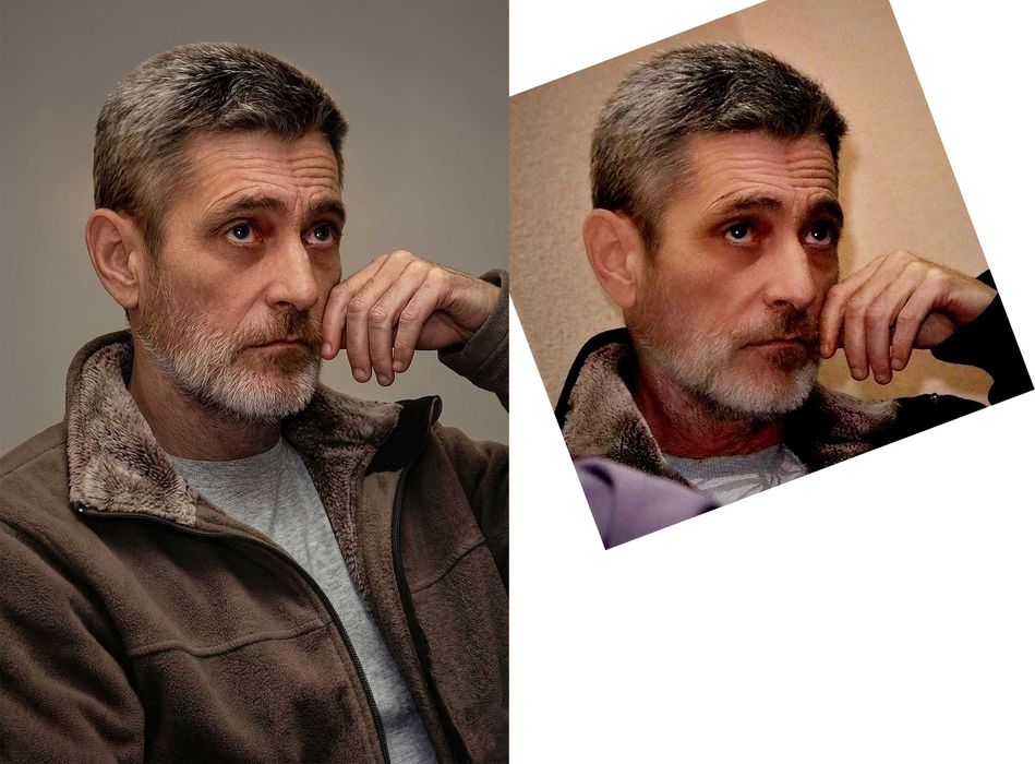 Ретуш фото на пам'ятник. Фотокераміка. Реставрація