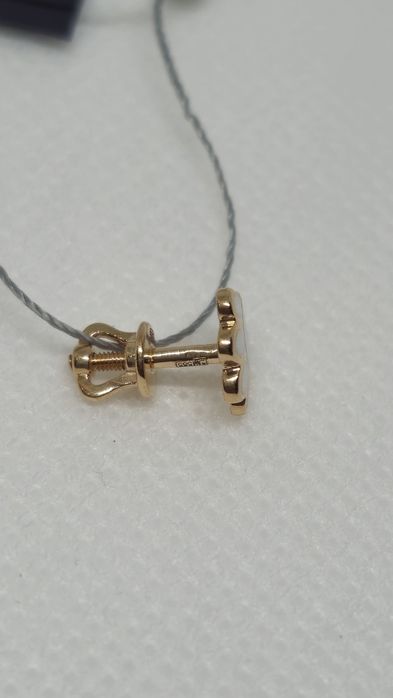 Сережки-пусети з червоного золота "Лапки". Нові.