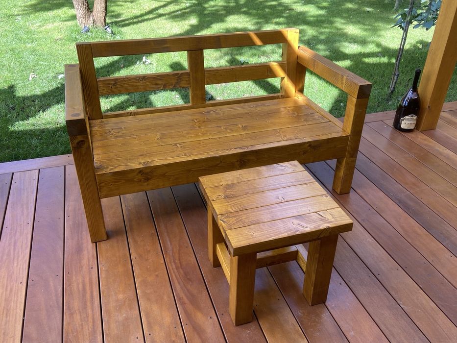 Drewniana SOFA 3os . Mozliwy zestaw