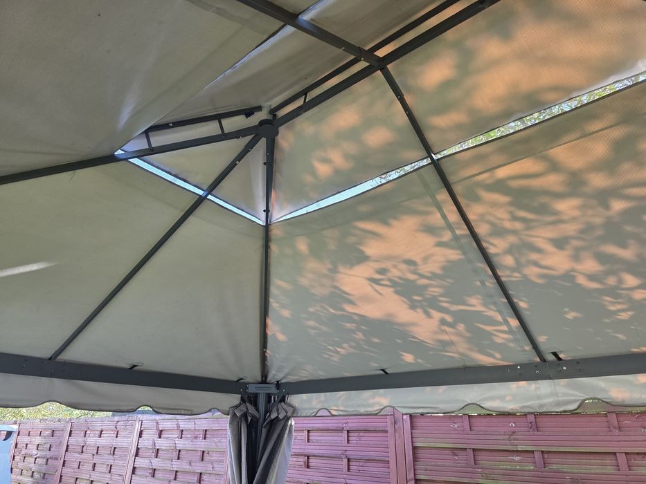 Pawilon ogrodowy w dachem z grubej plandeki 3m x 4m