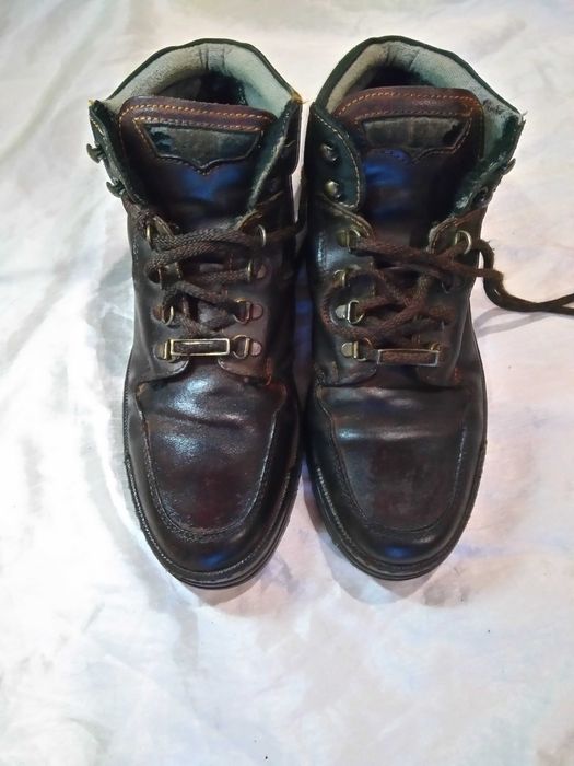 Мужские ботинки из натуральной кожи,Италия