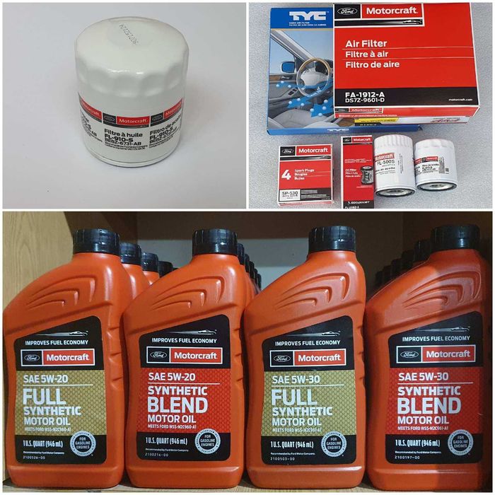 Ford USA и Lincoln оригинальные комплекты (фильтры масла) для ТО