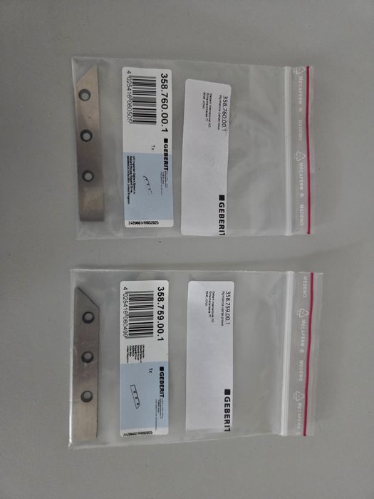 Geberit Ostrze Wymienne Prawe i lewe Do Strugarki Elektrycznej 40-200mm 358.759.00.1 358760001