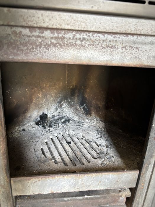 Salamandra a lenha com ventilador