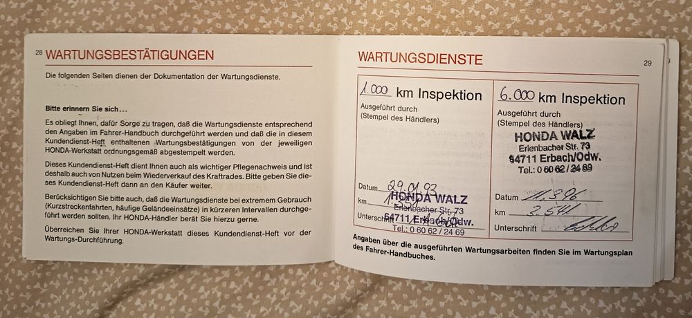 HONDA CBR 1000 F 1993 ORIGINAL 20000km