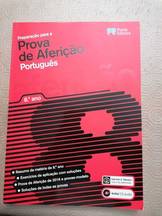 Livro de preparação para Prova de Aferição de 8ºano de PORTUGUÊS