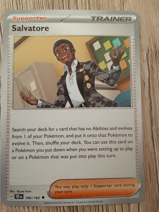 Karta pokemon trailer Salvatore