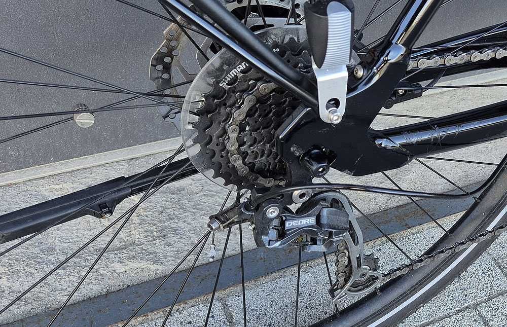 Jak nowy! PIAGGIO WIBIKE Shimao Deore Hydraulika GPS rower elektryczny