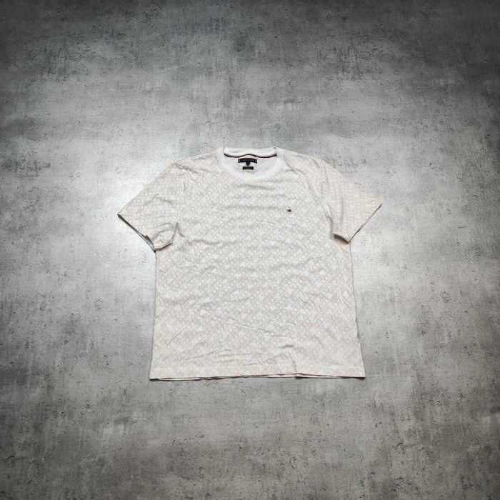 MĘSKA Elegancka PREMIUM Koszula Classic Multi Logo Tommy Hilfiger TH