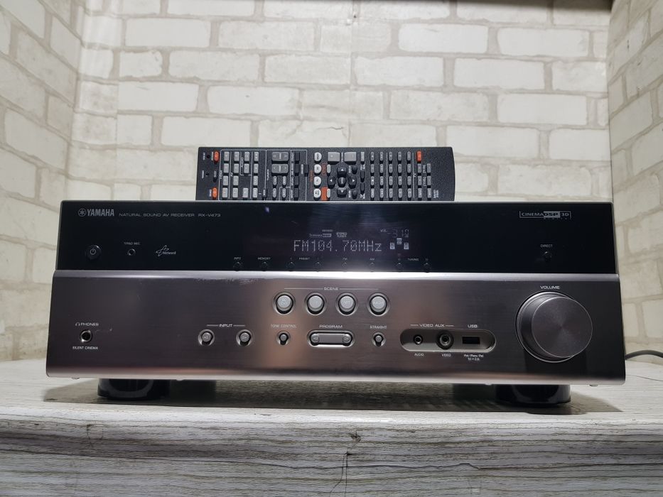 5.1 AV-ресивер Yamaha RX-V473 5×115Вт,AirPlay 4K USB HDMI DLNA