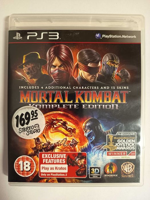 Mortal Kombat Komplete Edition PS3 PlayStation 3 angielska komplet