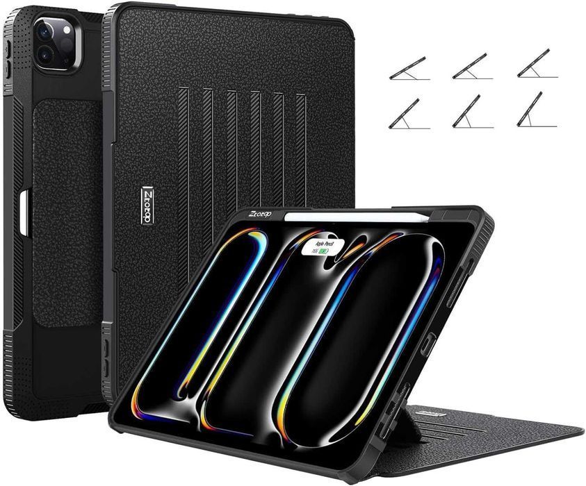 Ztotop Elegant Royal etui pancerne iPad Pro 12,9" 4/5/6 Pro 13 stojak