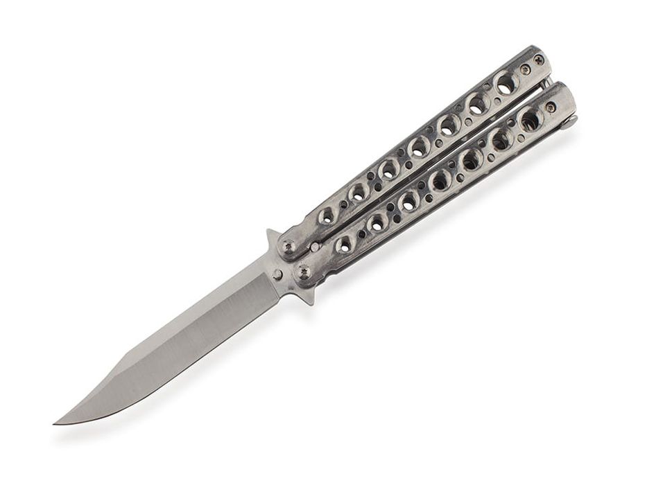 Nóż Motylek z klipsem BSH N-498L, nóż EDC
