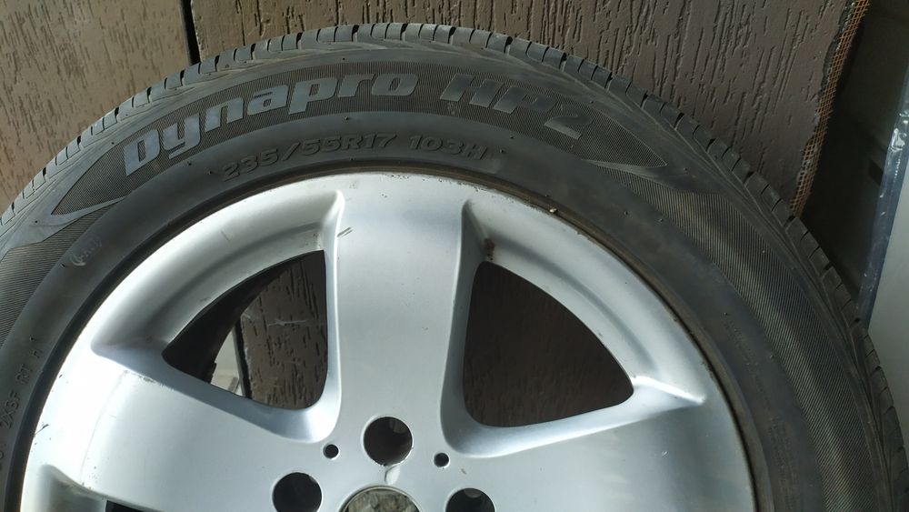 Резина с дисками R 17/55/235/Henkok.Дискі 5*112