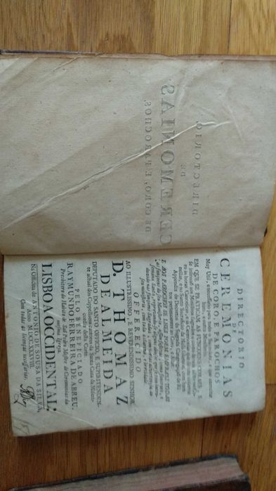 Directorio de Cerimonias de Coro e Parochos – D Thomaz de Almeida 1738