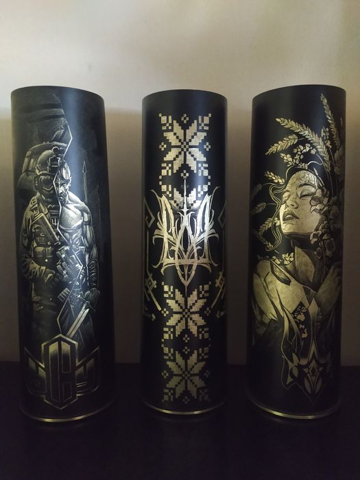 Сувенірна 122 латунна гільза на подарунок чи аукціон