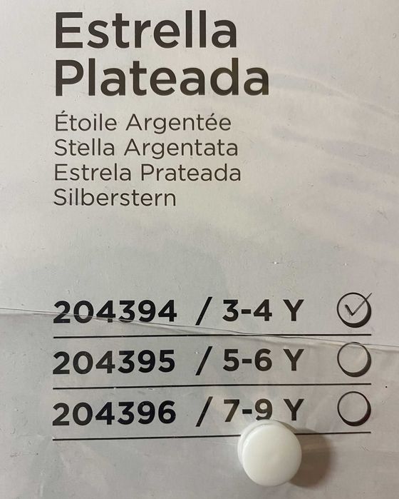 Strój przebranie karnawałowe Srebrna Gwiazda