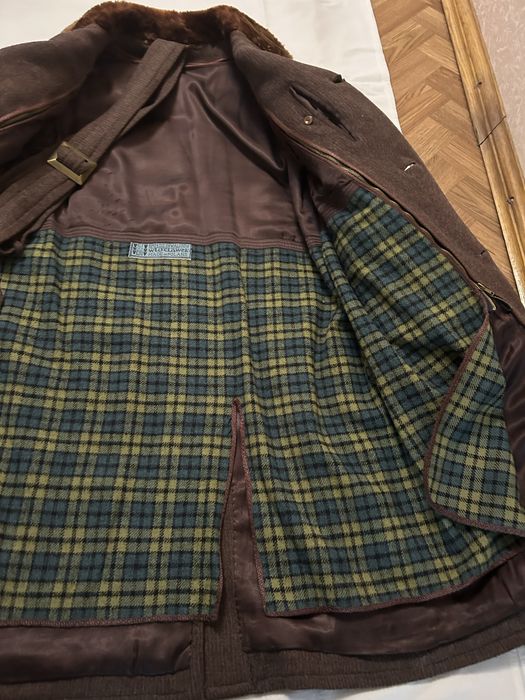 Винтажное зимнее пальто