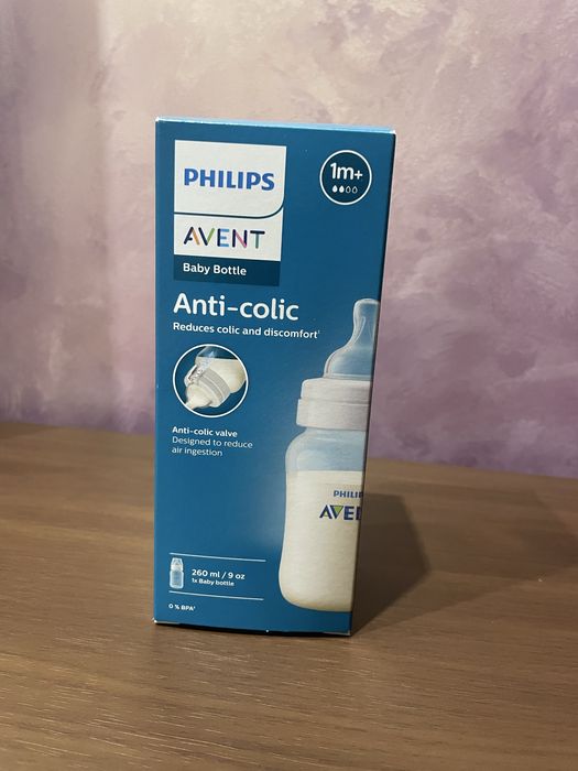 Бутилочка Пляшка для годування Philips AVENT Анти-колік 260мл 1+