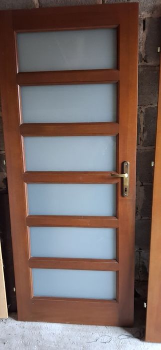 Skrzydło sosnowe z ościeznicą