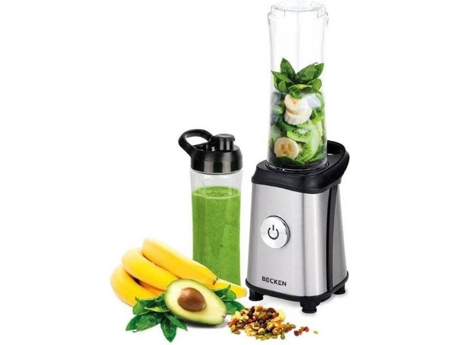 Liquidificador Becken
350 W 0.6 L preto e inox

Traz uma garrafa para