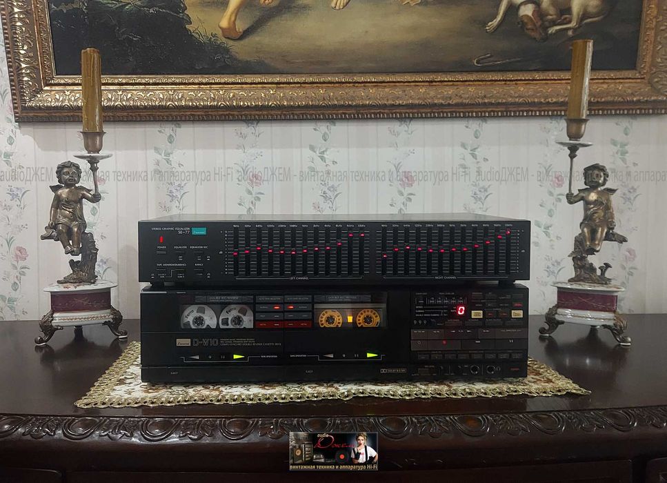 Hi-Fi система Sansui D-W10 + Sansui SE-77 made in Japan