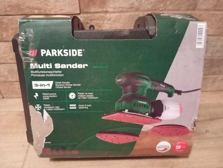 Інструмент Parkside некомпликтований.