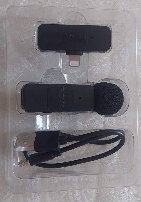 BOYA BY-V1: Професійний Бездротовий Петличний Мікрофон