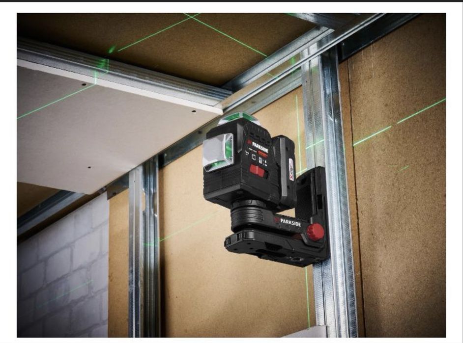 Akumulatorowy laser PARKSIDE PERFORMANCE laser krzyżowy PKLLP 3360
