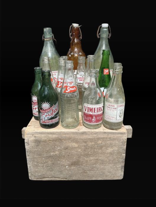 Garrafas pirogravadas