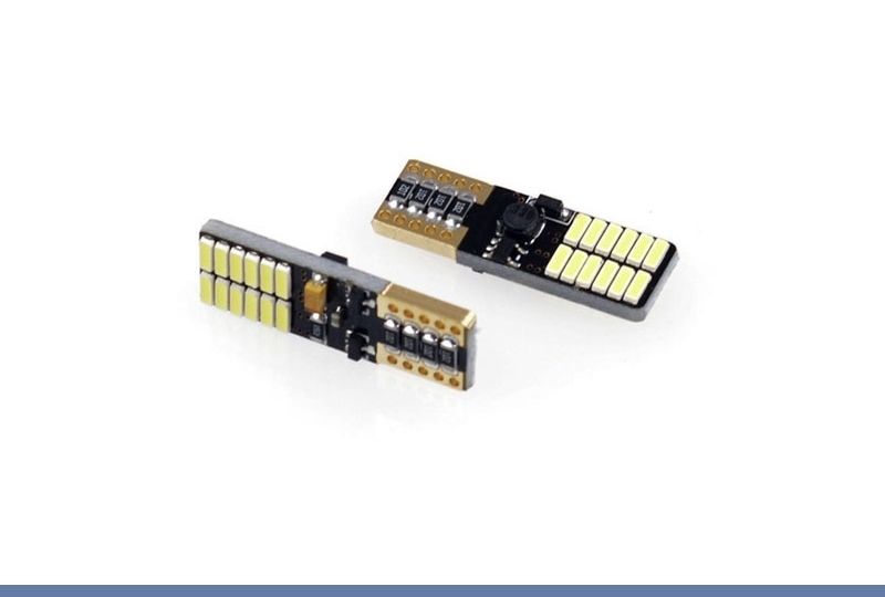 PAREXA DE LÂMPADAS LED T10 5W 24SMD CAN BUS