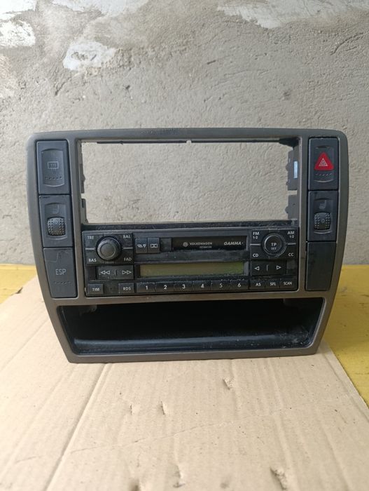VW Passat B5 Fl - ramka radio przyciski komplet