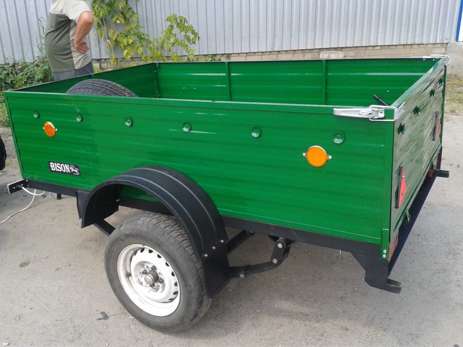 Авто легковий прицеп Бізон. Доставка! всі документи - реєстрація