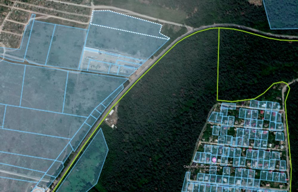 Ділянка с.Вита-Почтовая от  23 сот склад  виробництво целевое 11.02