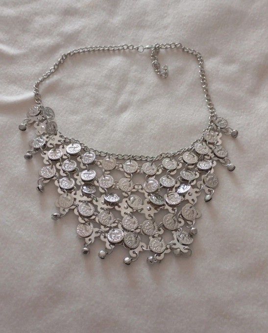 Conjunto de jóias prateado