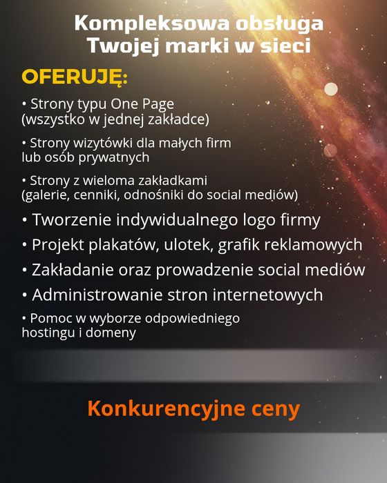 Strona WWW dla Twojej firmy, TANIO, tworzenie stron internetowych, wystawiam faktury