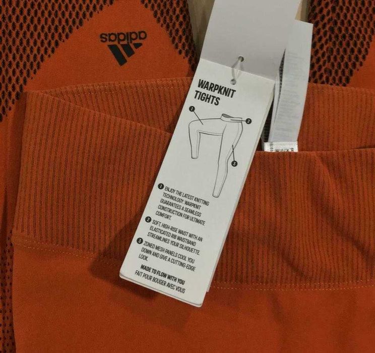 Nowe ADIDAS WARP KNIT Legginsy Damskie Leginsy L Oryginalne 100%