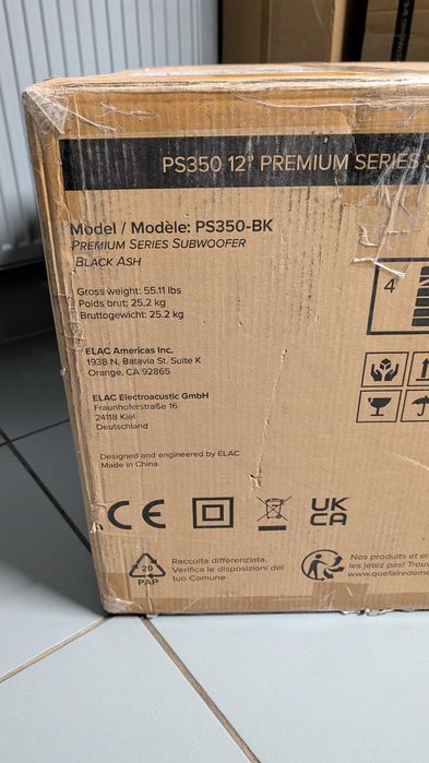 Subwoofer ELAC Varro PS350 (NOWY)