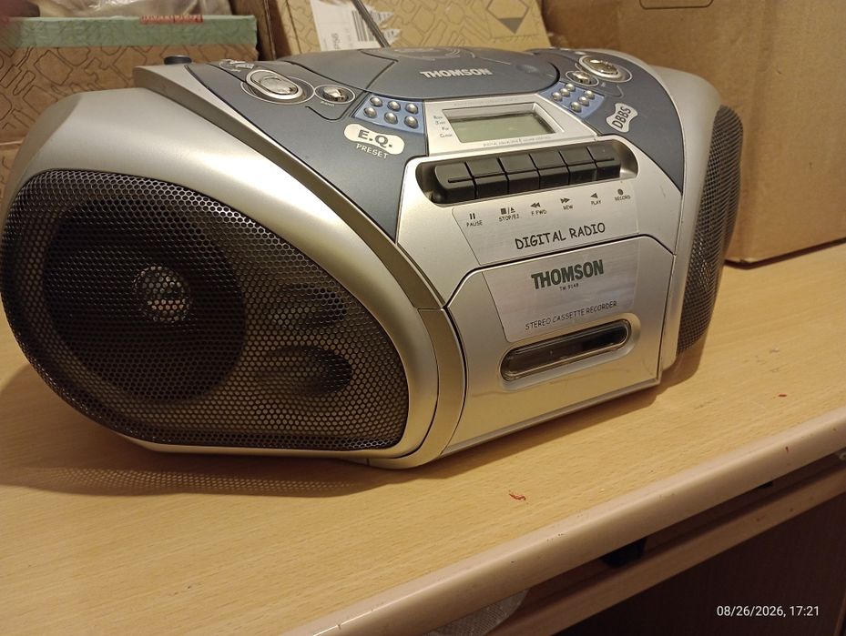 Radiomagnetofon CD Thomson TM9148 perfekcyjny stan tanio.
