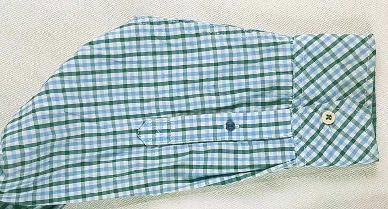 Koszula Mustang męska Regular błękitno-zielona kratka - rozmiar L