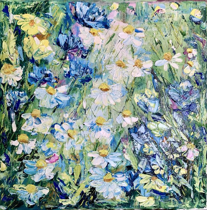 Картини: квіти(олія, полотно)