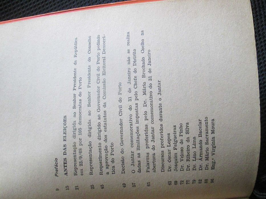Eleições de 1969 - Da Comissão Democrática do Porto, de Virgínia Moura